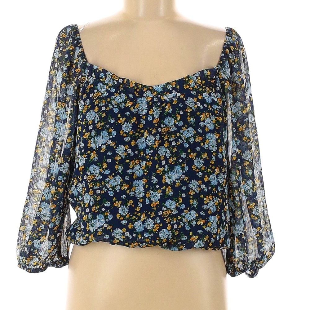 LUSH - 3/4 Sleeve Floral Print Blouse NWOT